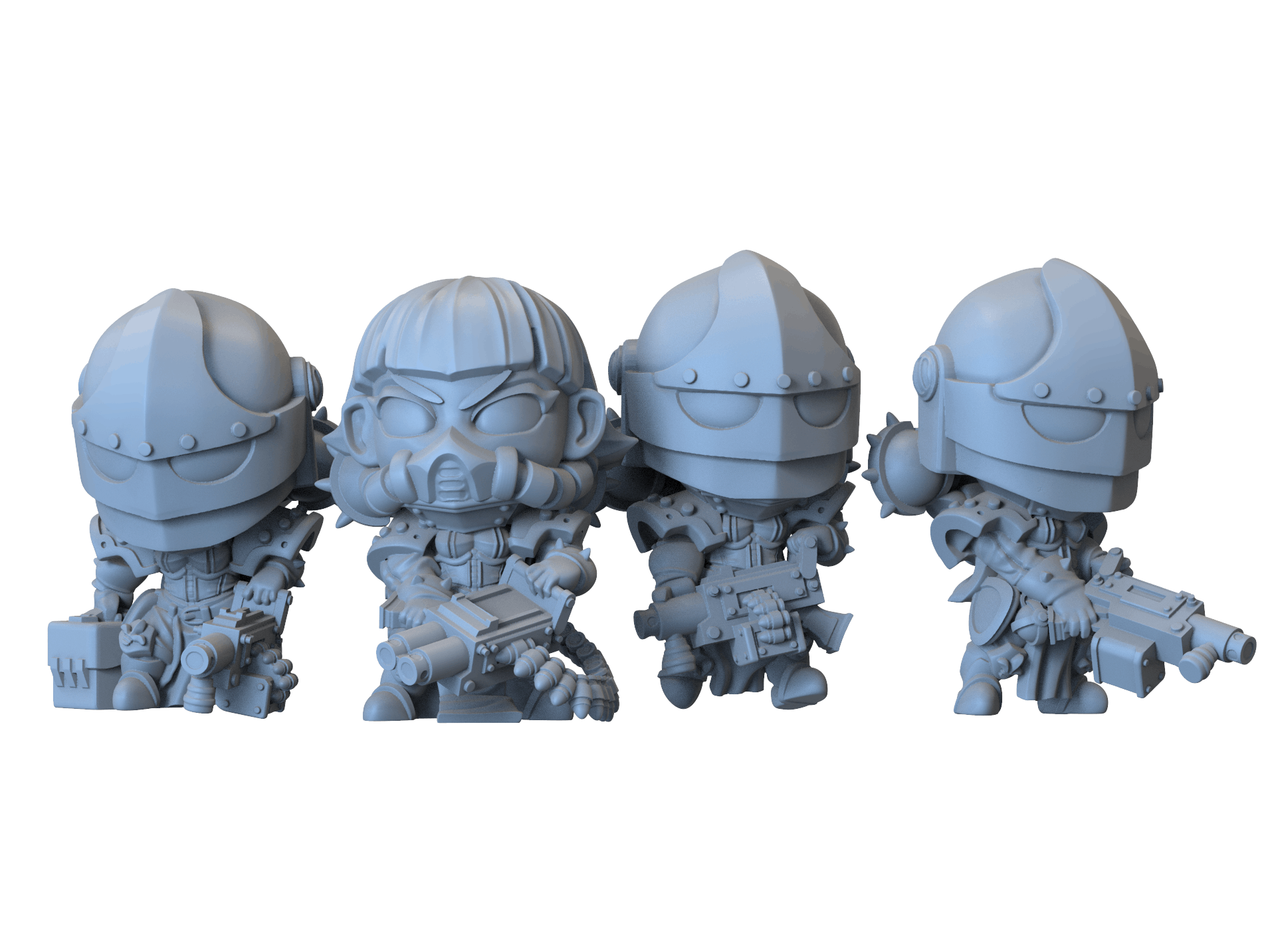 Chibi SoC Infantry Squad – Impact! Miniatures