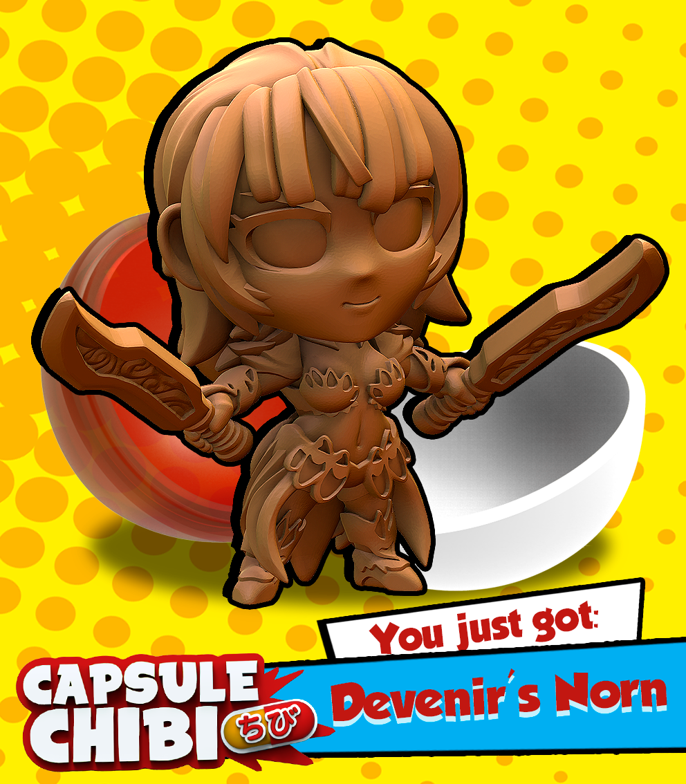 Capsule Chibi - Warrior Girl