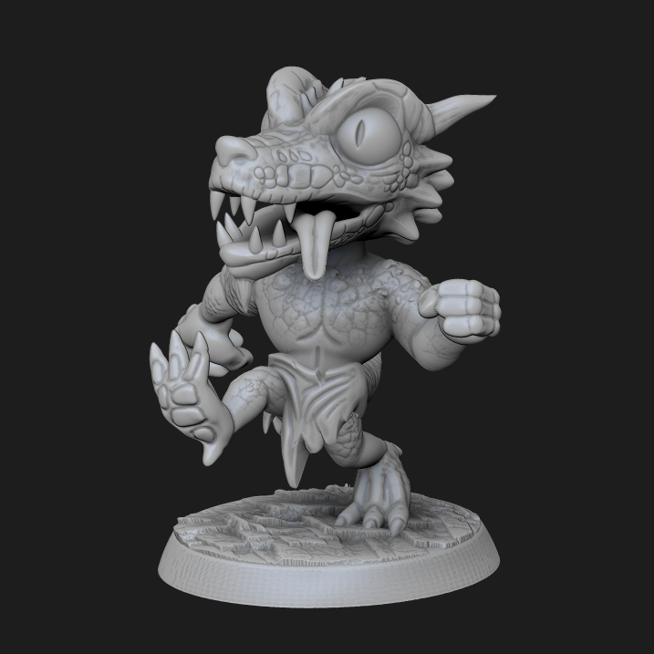 Dice Heads - Kobold Running