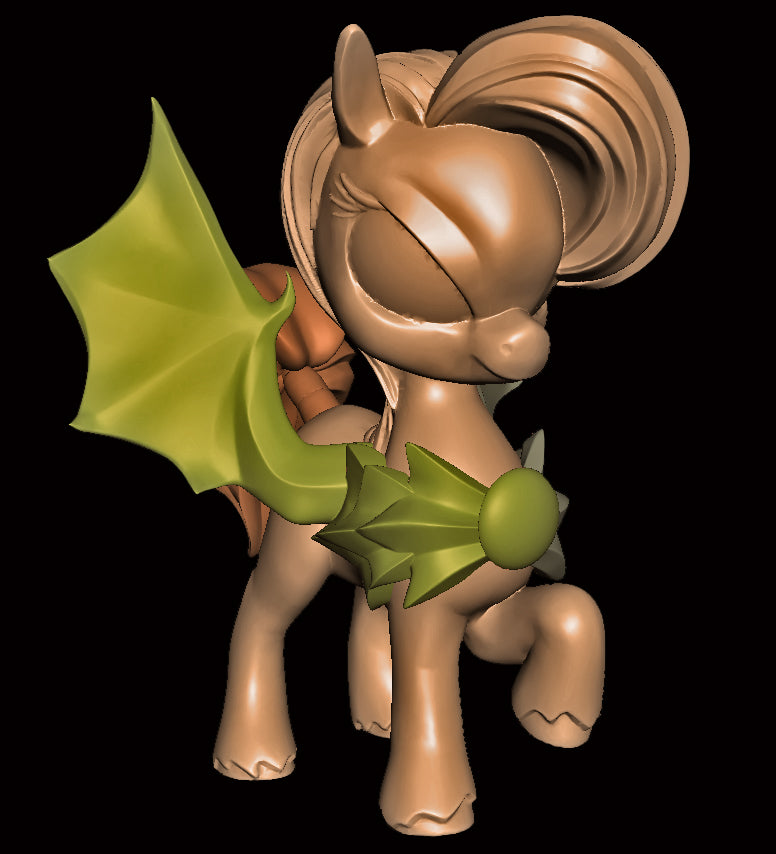Chibi Leatherwing Pony