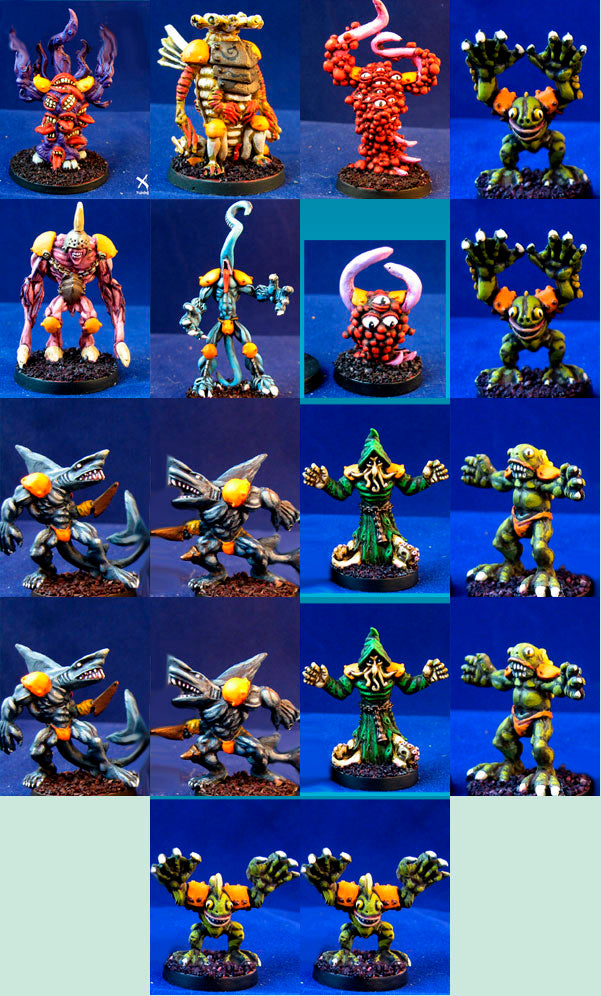 Necromicon Fantasy Football Team (18 figures)