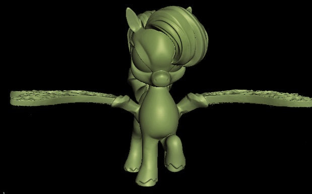 Chibi Dragonfly Pony (No Chest Plate)
