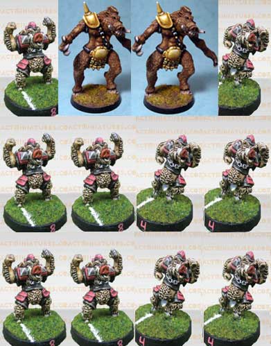 Razorback Elfball Team (12 figures) (Metal) RB_ETM