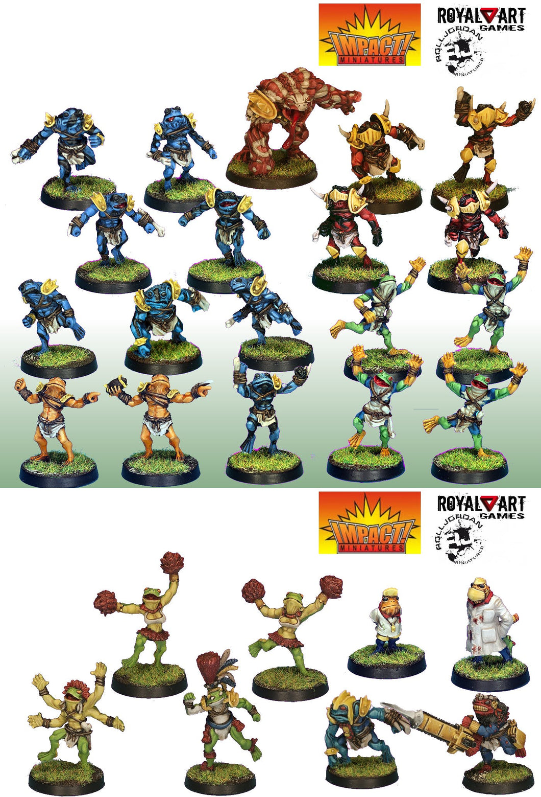 Rolljordan Horned Frog Deluxe Fantasy Football Team
