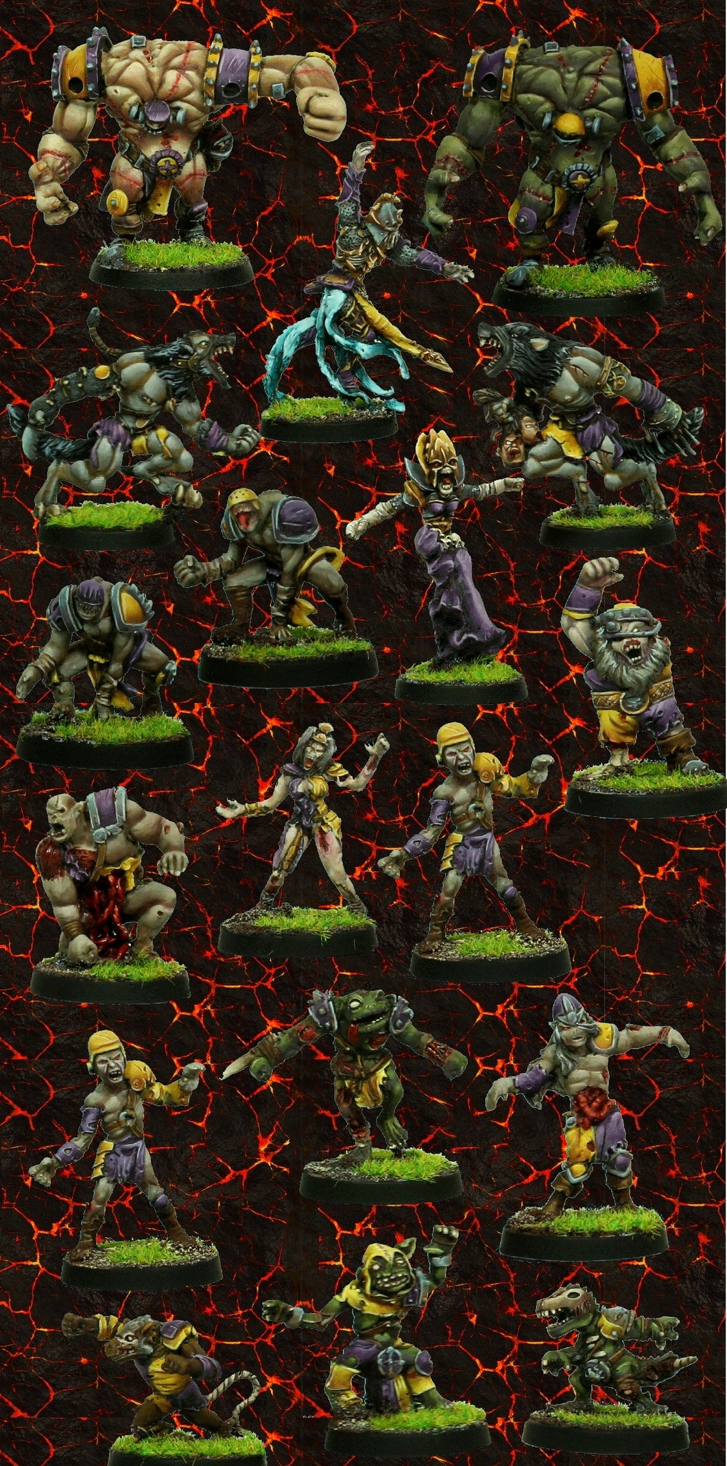 Rolljordan Necro / Necromantic / Undead Fantasy Football Team ( 18 players )