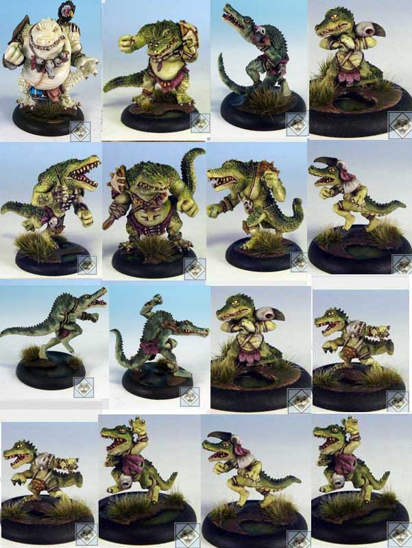 Sarcos Fantasy Football Team #1 (16 figs - mixed) (Metal) SR_TM1