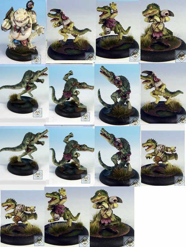 Sarcos Fantasy Football Team #1 (15 figs - Gavial only)