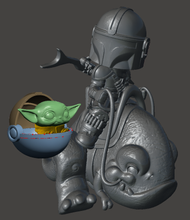 Load image into Gallery viewer, Chibi Mercenary Babysitter - Space Wars
