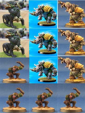 Siringit Fantasy Football Team #1 (12 figures) (Metal) SG_TM1