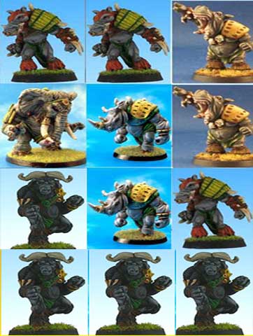 Siringit Fantasy Football Team #4 (12 figures) (Metal) SG_TM4