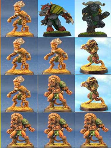 Siringit Fantasy Football Team #5 (12 figures) (Metal) SG_TM5