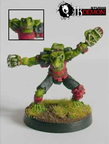 Thunderbowl 2 Headed Goblin (Metal) TI_TB2H