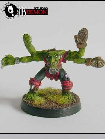Thunderbowl 4 Armed Goblin (Metal) TI_TB4A