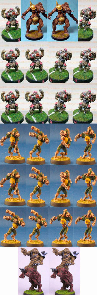 Gnoll/Razorback Deluxe Fantasy Football Team