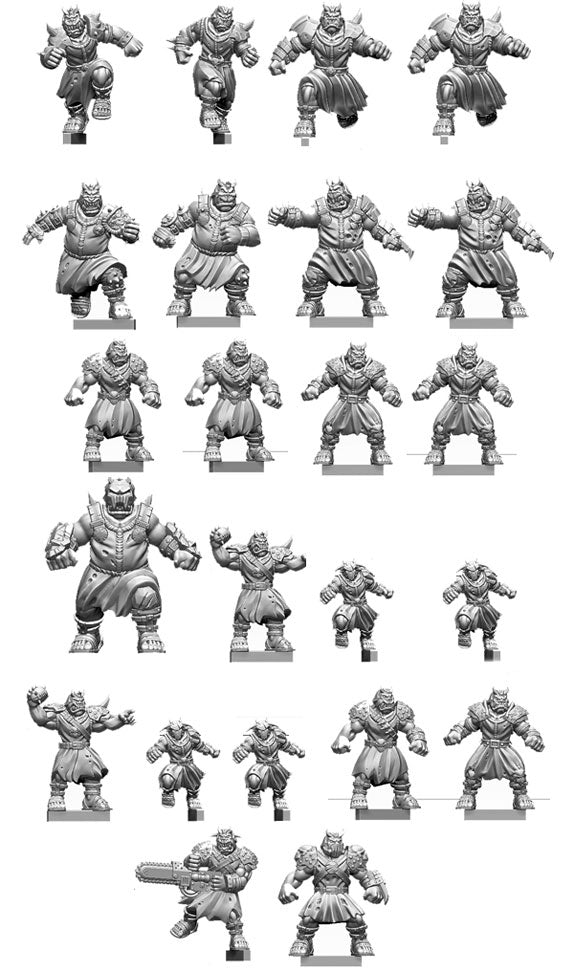 Orc Deluxe Fantasy Football Team
