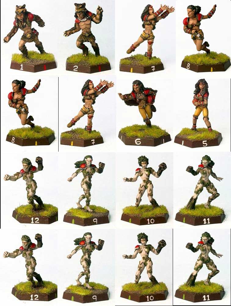 Timberline Elf Fantasy Football Team 1 (16 figures) (Metal) TE_TM1