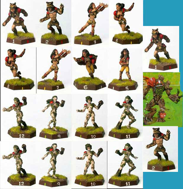 Timberline Elf Fantasy Football Team (19 figs)