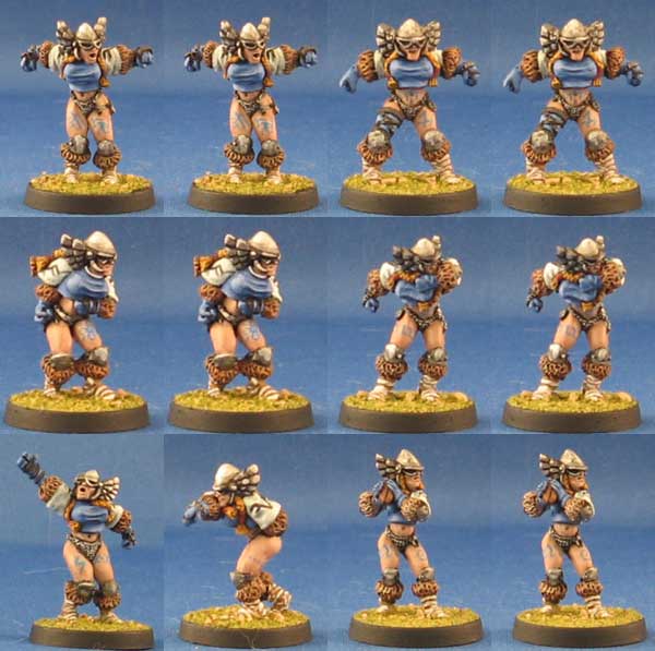 Valkyrie Fantasy Football Team #1 (12 figures) (Metal) VK_TM1