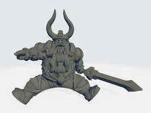 Load image into Gallery viewer, Miniatures of Madness - Dwarf - King Rider

