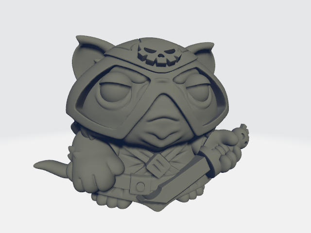 Chibi Tykes - Assassin Cat