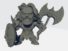 Load image into Gallery viewer, Chibiatures - Barbarian #1 W/Axe
