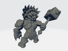 Load image into Gallery viewer, Chibiatures - Barbarian #3 W/Hammer
