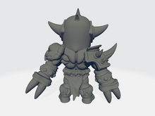 Load image into Gallery viewer, Chibiatures - Barbarian #6 W/Claws Helmeted
