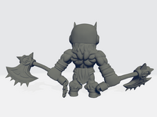 Load image into Gallery viewer, Chibiatures - Barbarian #7 W/Two Axes
