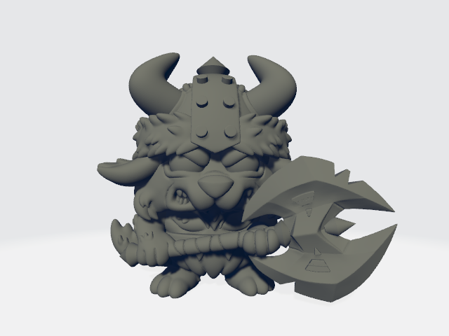 Chibi Tykes - Barbarian Dog