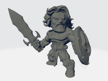 Load image into Gallery viewer, Chibiatures - Barbarian Hero
