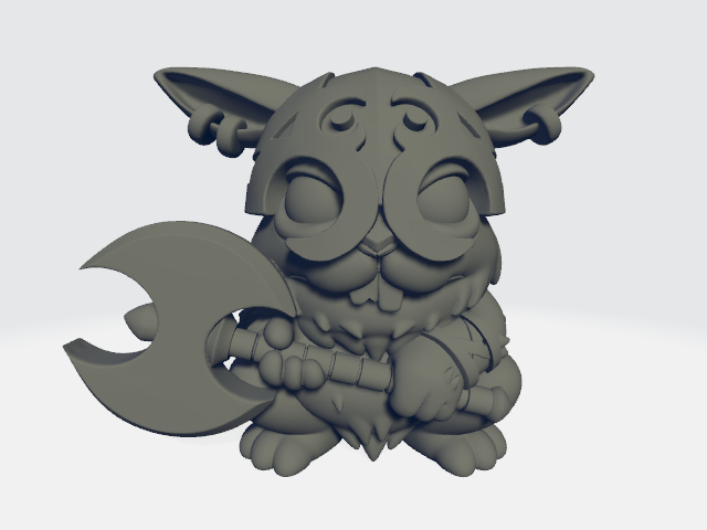 Chibi Tykes - Barbarian Rabbit