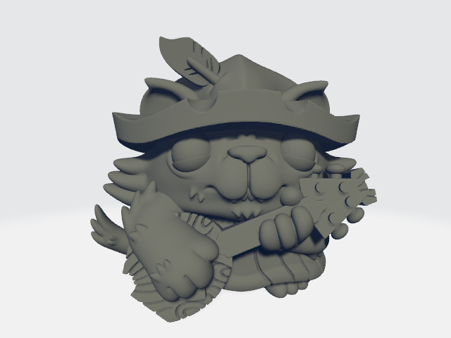 Chibi Tykes - Bard Cat