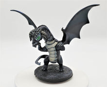 Load image into Gallery viewer, Chibi Dragon - Dubh the Black Dragon
