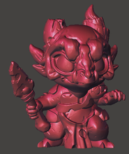 Load image into Gallery viewer, Capsule Chibi - Bone Order Dragonkin (Spear)
