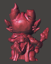 Load image into Gallery viewer, Capsule Chibi - Bone Order Dragonkin (Spear)
