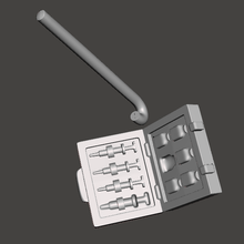 Load image into Gallery viewer, FossilPunk Foundry - Othnielliosapien Tyrannus Briefcase &amp; Cane
