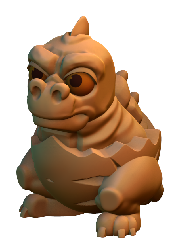 Capsule Chibi - Demilizard #1 - Godzilla Baby