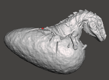 Load image into Gallery viewer, FossilPunk Foundry - Baby Dino Egg
