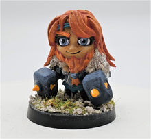 Load image into Gallery viewer, Capsule Chibi - Female Dwarf Skullsplitter / Fighter / Warrior
