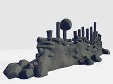 Load image into Gallery viewer, StoneAxe Miniatures - Fence #1
