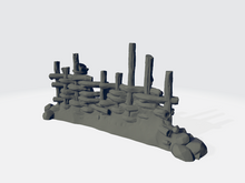 Load image into Gallery viewer, StoneAxe Miniatures - Fence #6
