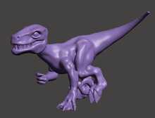Load image into Gallery viewer, Raygun Raptors - Feral Raptor #2
