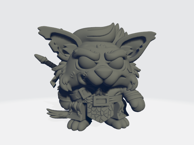 Chibi Tykes - Fighter Dog