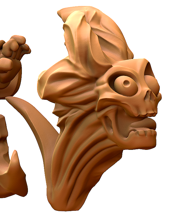 Capsule Chibi - Dethknight Fireskull Spell