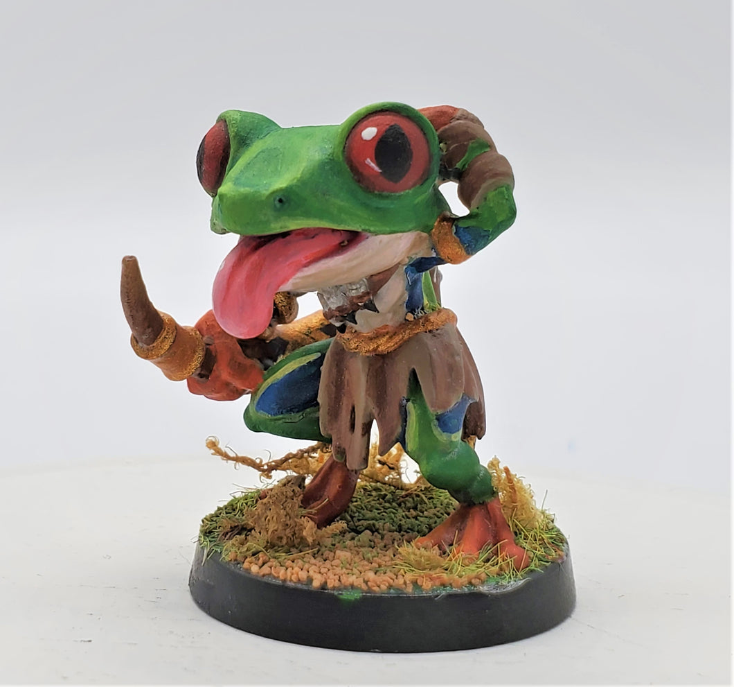 Chibi Frogfolk Archer (Reaching)