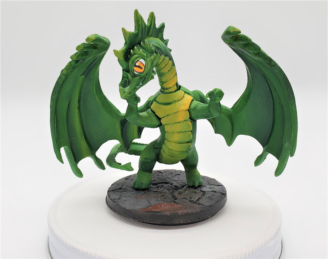 Chibi Dragon - Uaine the Green Dragon
