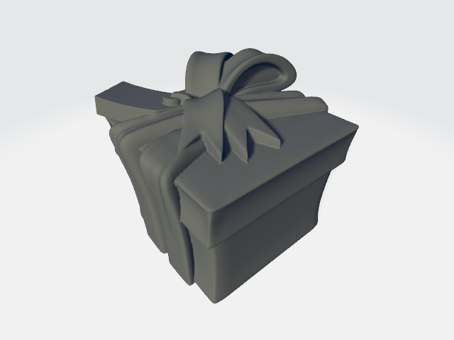 Capsule Chibi - Mimic Gift / Present (Hidden) - Christmas