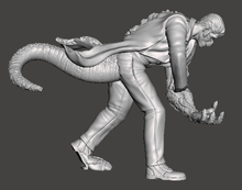 Load image into Gallery viewer, FossilPunk Foundry -  Othnielliosapien Tyrannus Human Head
