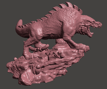 Load image into Gallery viewer, FossilPunk Foundry - Megalosaurus (On rock)
