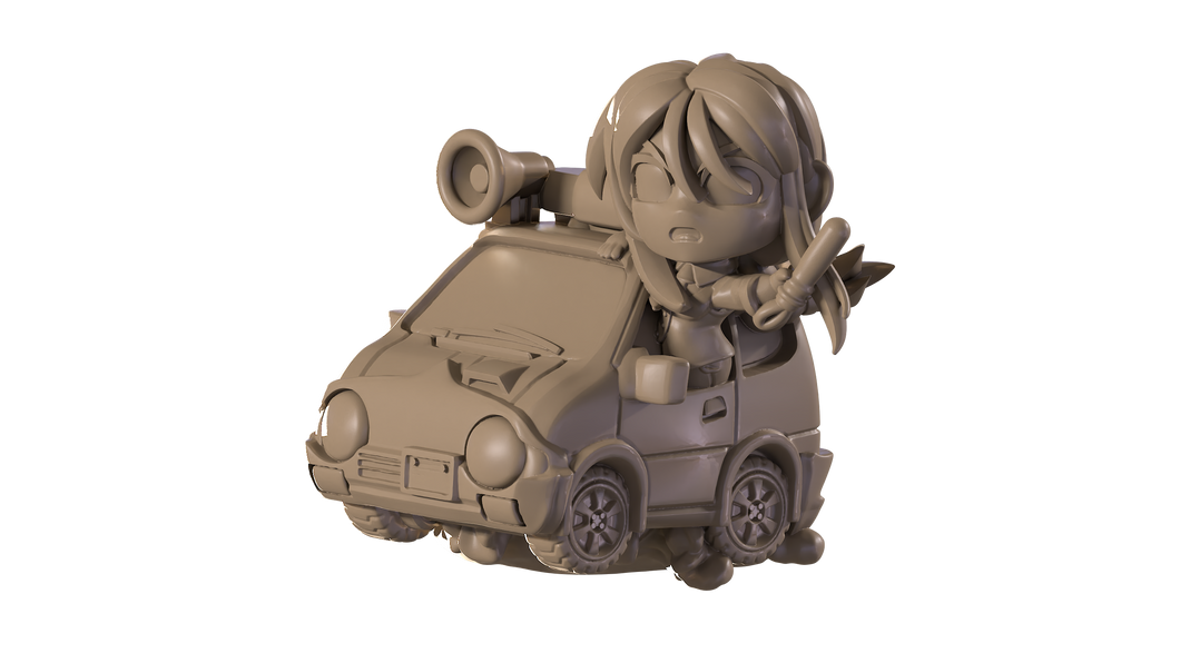 Capsule Chibi - Miyuki W/Car